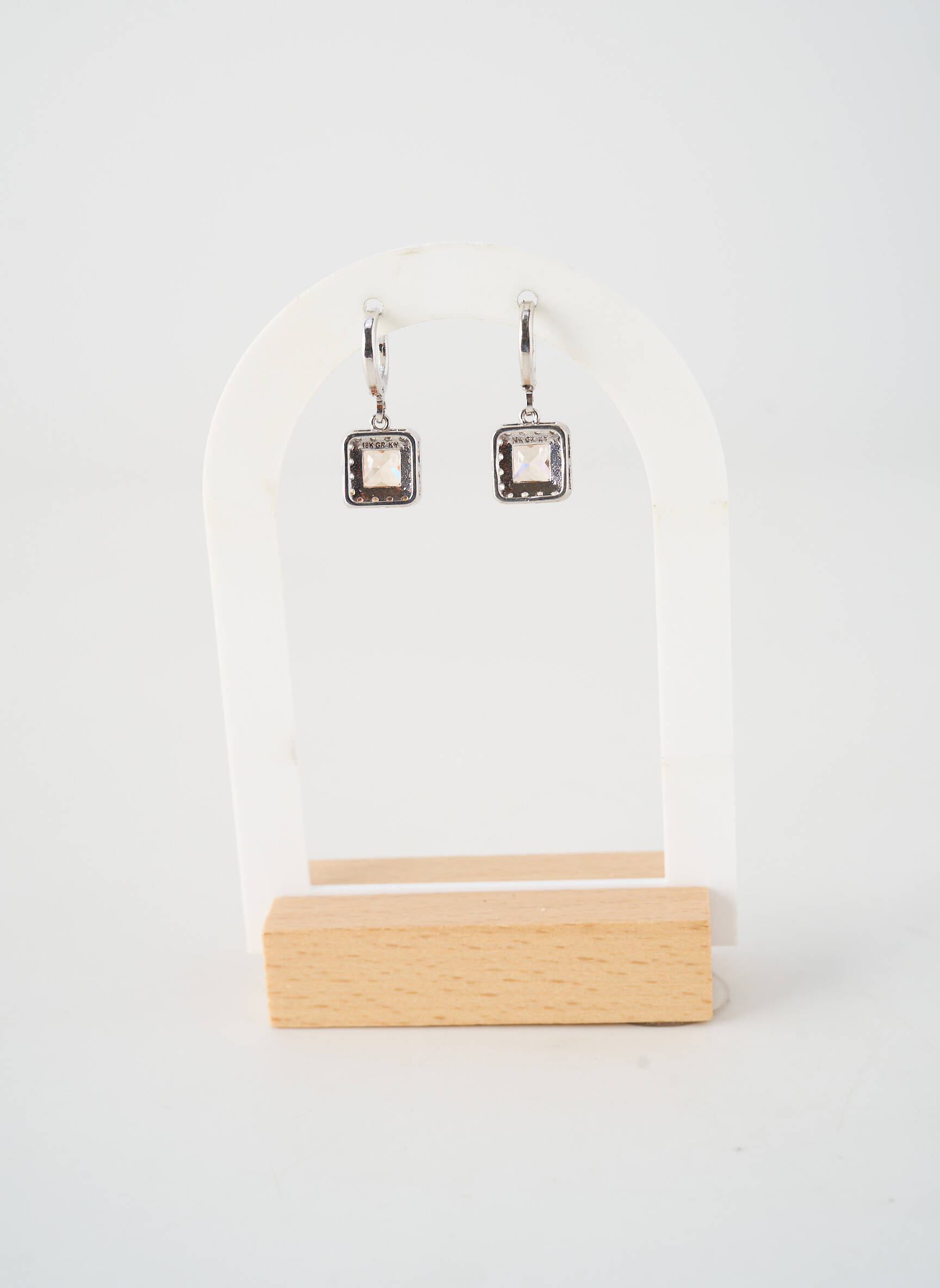 Boucles d’oreilles matériaux argent argent JADE ET JULIE femme