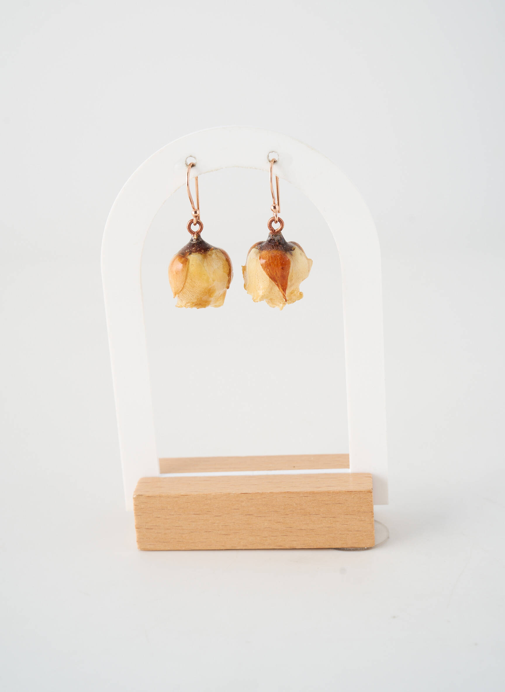 Boucles d’oreilles  beige MADAME LILI femme