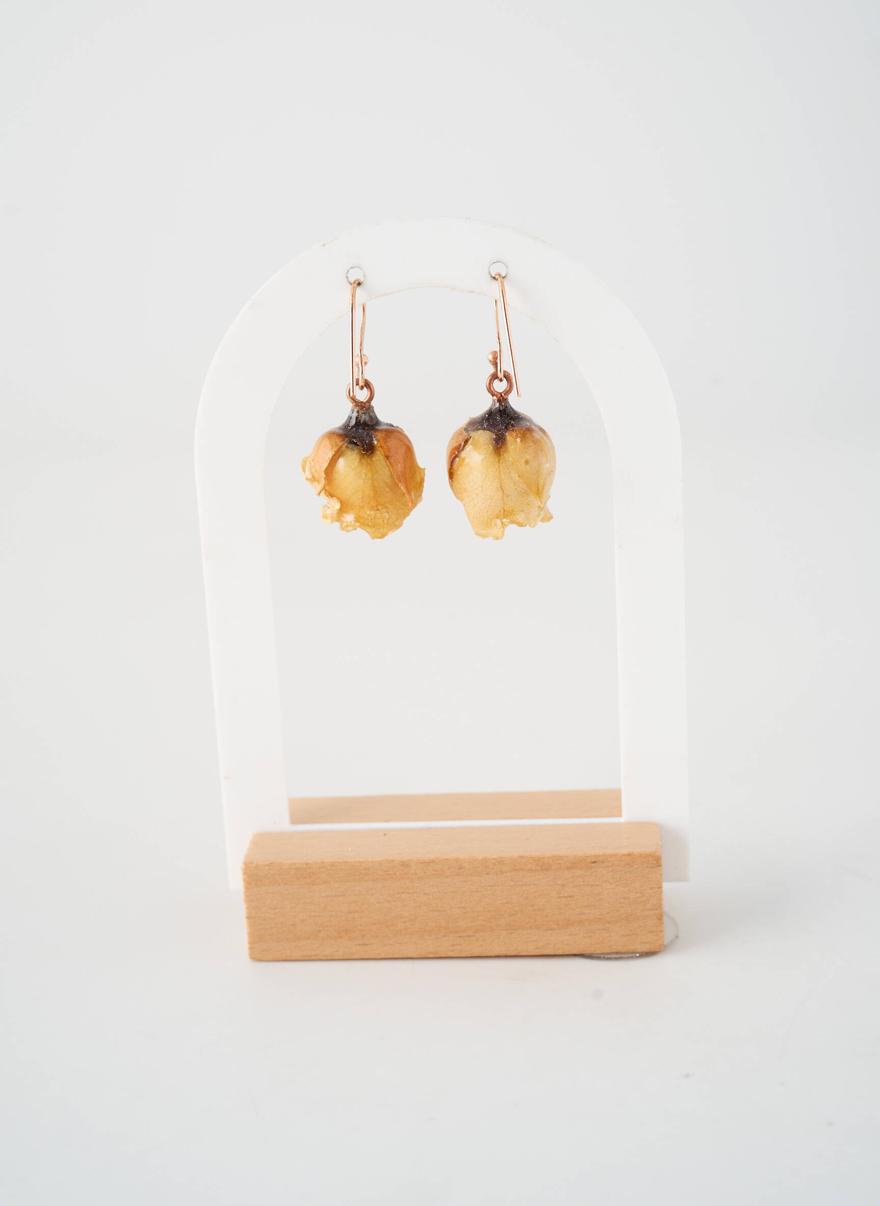 Boucles d’oreilles  beige MADAME LILI femme
