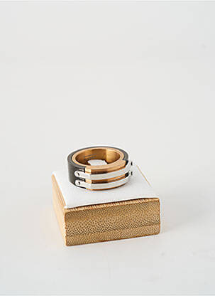 Bague matériaux métal noir COBRA homme