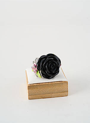 Bague  noir JADE ET JULIE femme