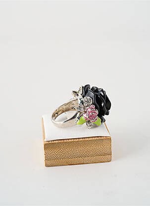 Bague  noir JADE ET JULIE femme