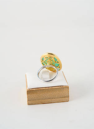 Bague ornement pierre vert ORUS femme