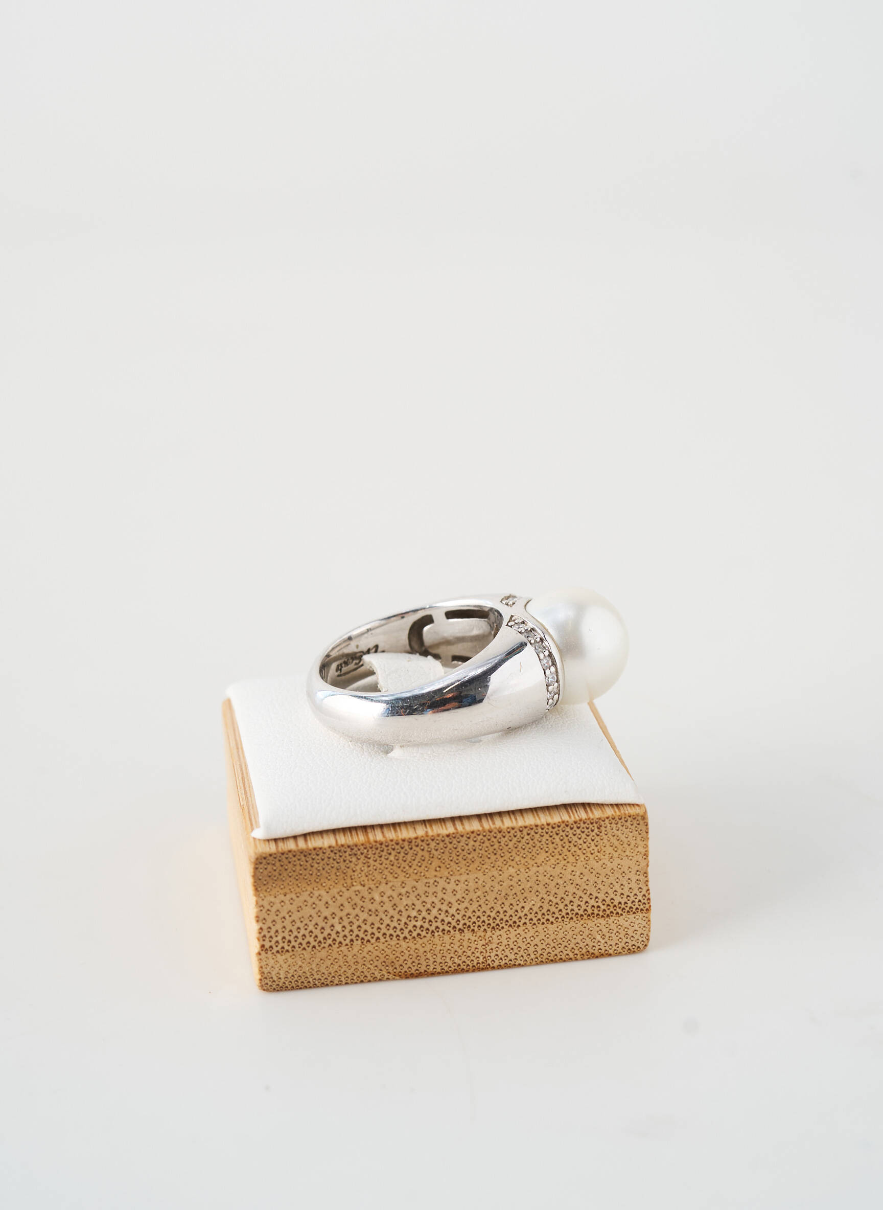 Bague ornement perles argent TI SENTO femme
