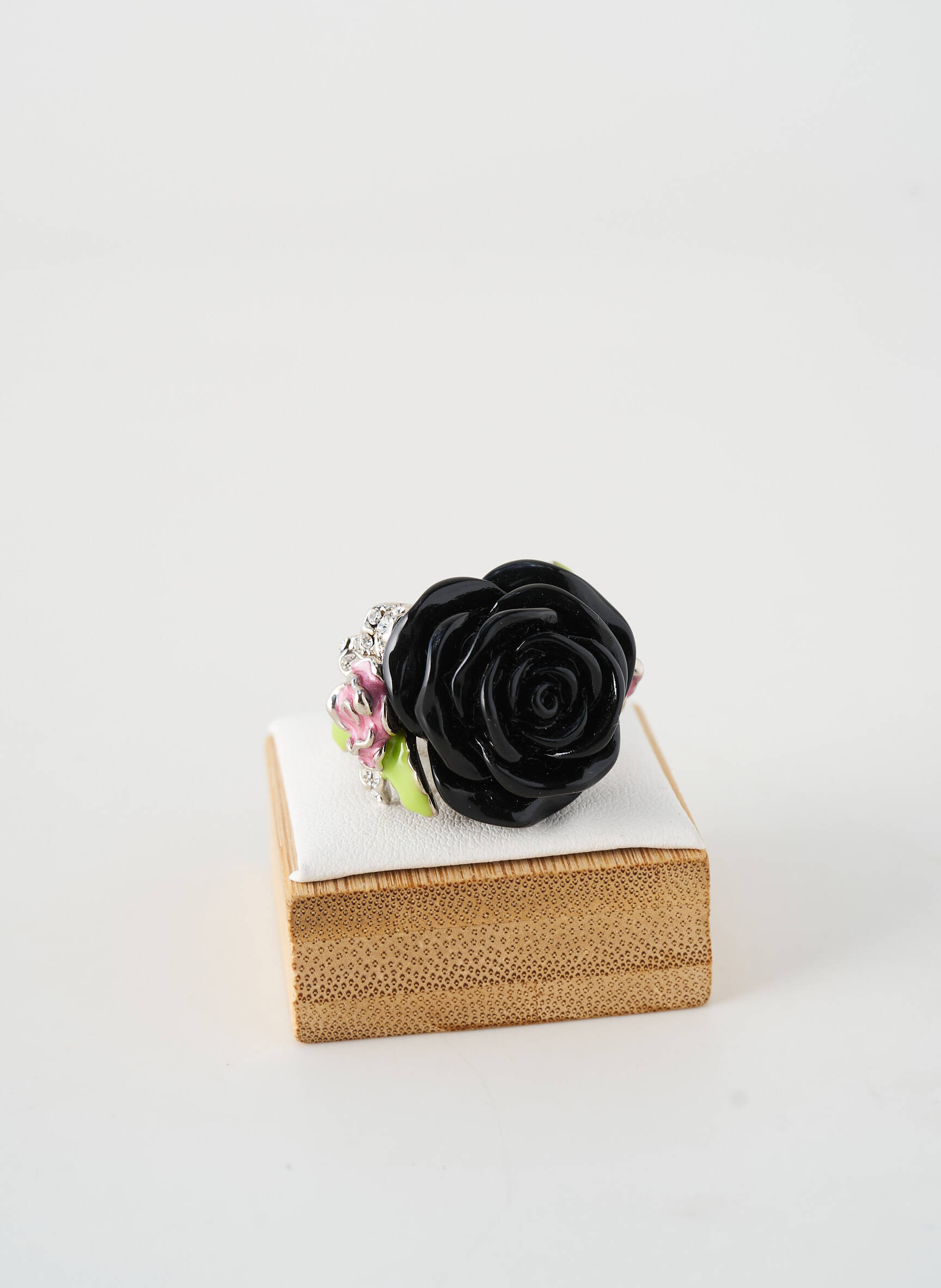 Bague  noir JADE ET JULIE femme