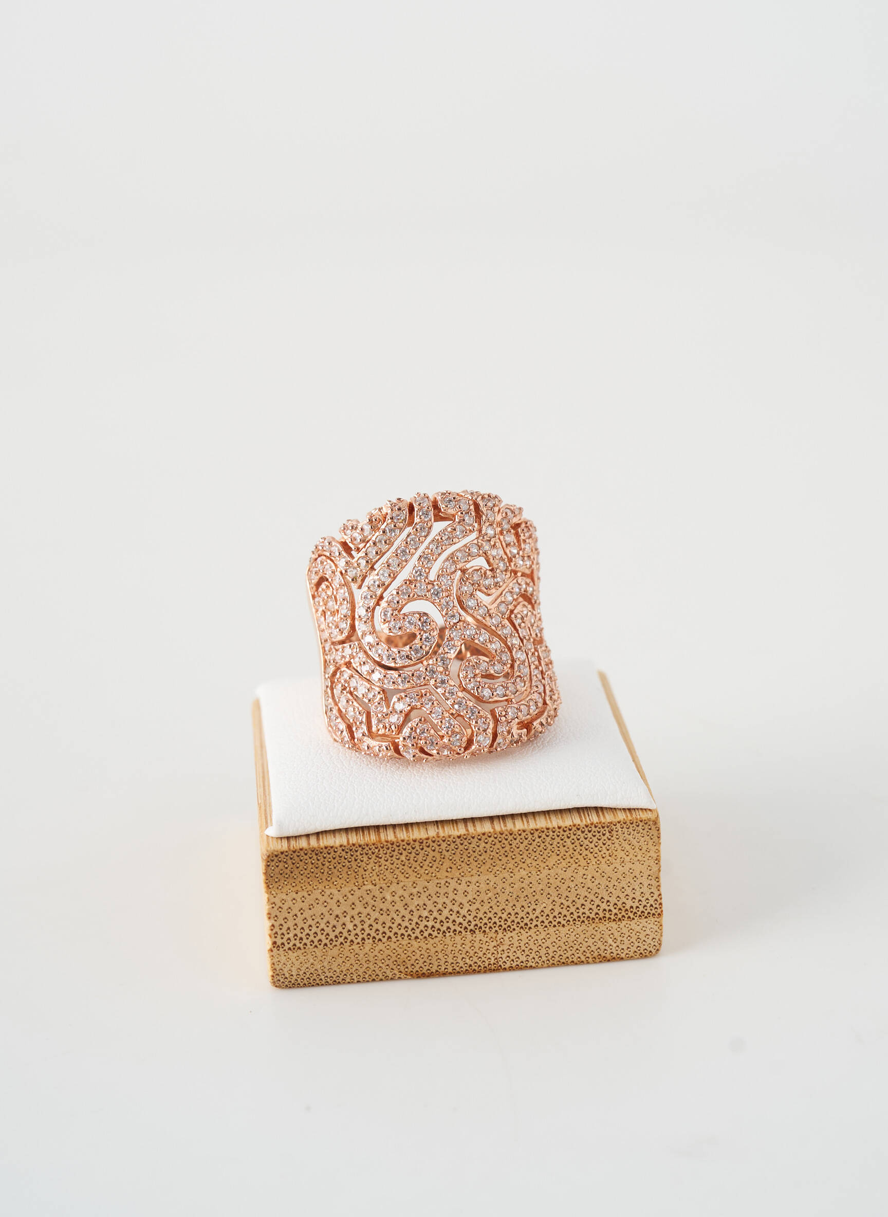 Bague matériaux argent rose ORUS femme