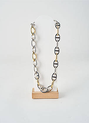 Collier matériaux métal argent THABORA homme