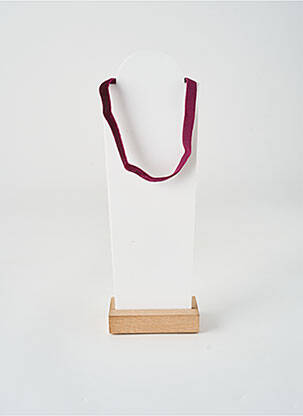 Collier matériaux métal violet THABORA femme
