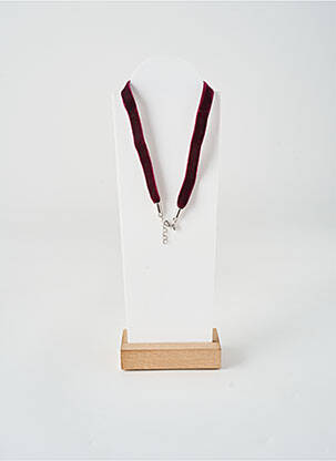 Collier matériaux métal violet THABORA femme