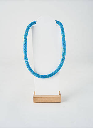 Collier fermeture aimant bleu PIO femme