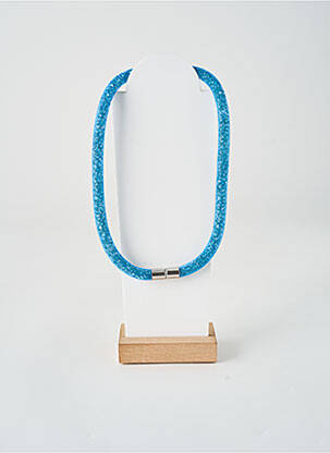 Collier fermeture aimant bleu PIO femme