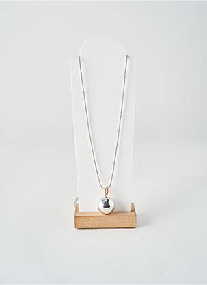 Collier matériaux métal argent PIO femme