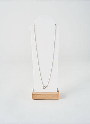 Collier matériaux argent or ROBBEZ MASSON femme