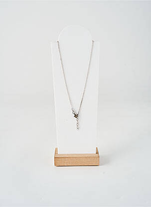 Collier matériaux argent argent ROBBEZ MASSON femme