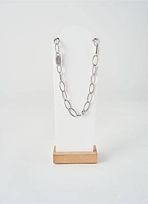 Collier matériaux argent argent GL BIJOUX femme