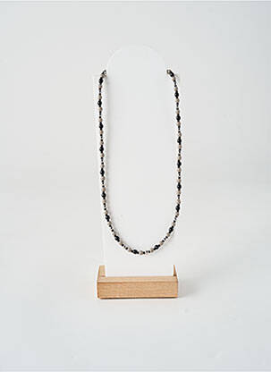 Collier matériaux plaqué or noir ANTICA MURRINA femme