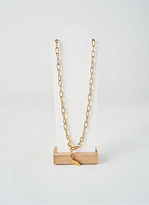 Collier matériaux plaqué or or PAUL & JOE femme