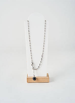 Collier matériaux métal argent MARLU femme