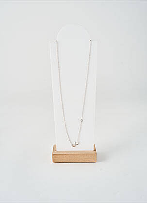 Collier matériaux plaqué argent argent HORBINOR femme
