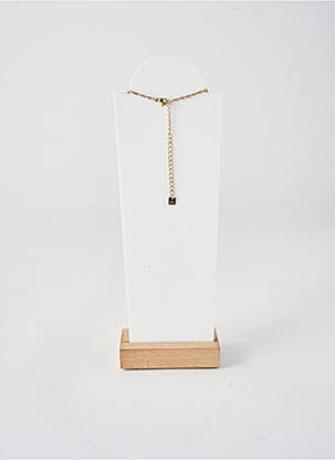 Collier matériaux plaqué or or BOHM femme