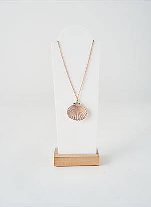 Collier matériaux métal rose BOHM femme
