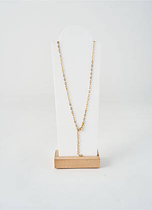 Collier matériaux plaqué or or BOHM femme