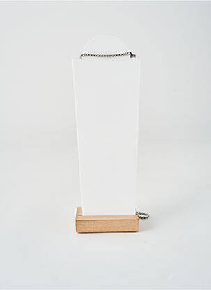 Collier matériaux métal argent ALLAN'S homme