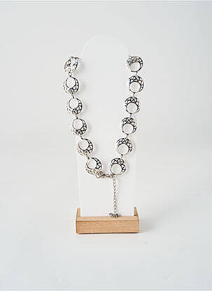 Collier matériaux métal argent ALLAN'S femme