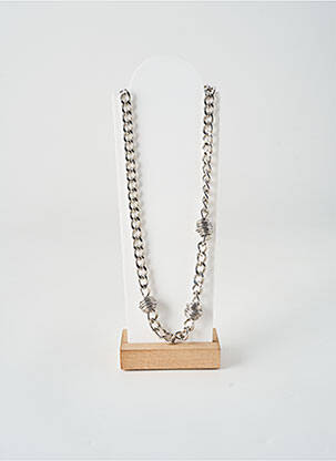 Collier matériaux métal argent ALLAN'S femme
