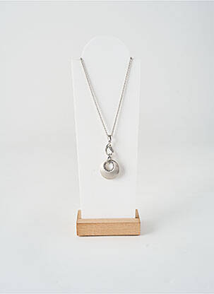 Collier matériaux métal argent ALLAN'S femme