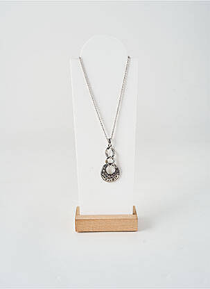 Collier matériaux métal argent ALLAN'S femme