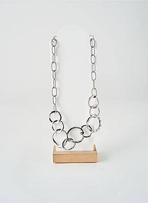 Collier matériaux métal argent ALLAN'S femme