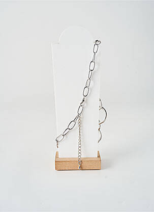 Collier matériaux métal argent ALLAN'S femme