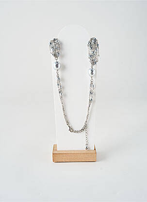 Collier ornement perles argent ALLAN'S femme