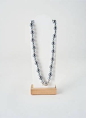 Collier ornement perles gris ALLAN'S femme