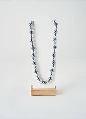 Collier ornement perles gris ALLAN'S femme