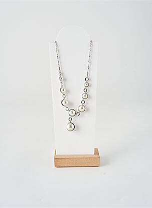 Collier ornement perles argent ALLAN'S femme
