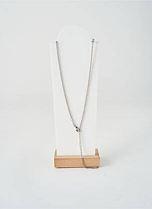 Collier matériaux métal bleu ALLAN'S femme