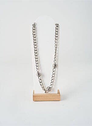 Collier matériaux métal argent ALLAN'S femme