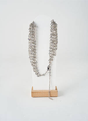 Collier matériaux métal argent ALLAN'S femme