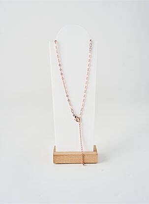 Collier matériaux métal rose ALLAN'S femme