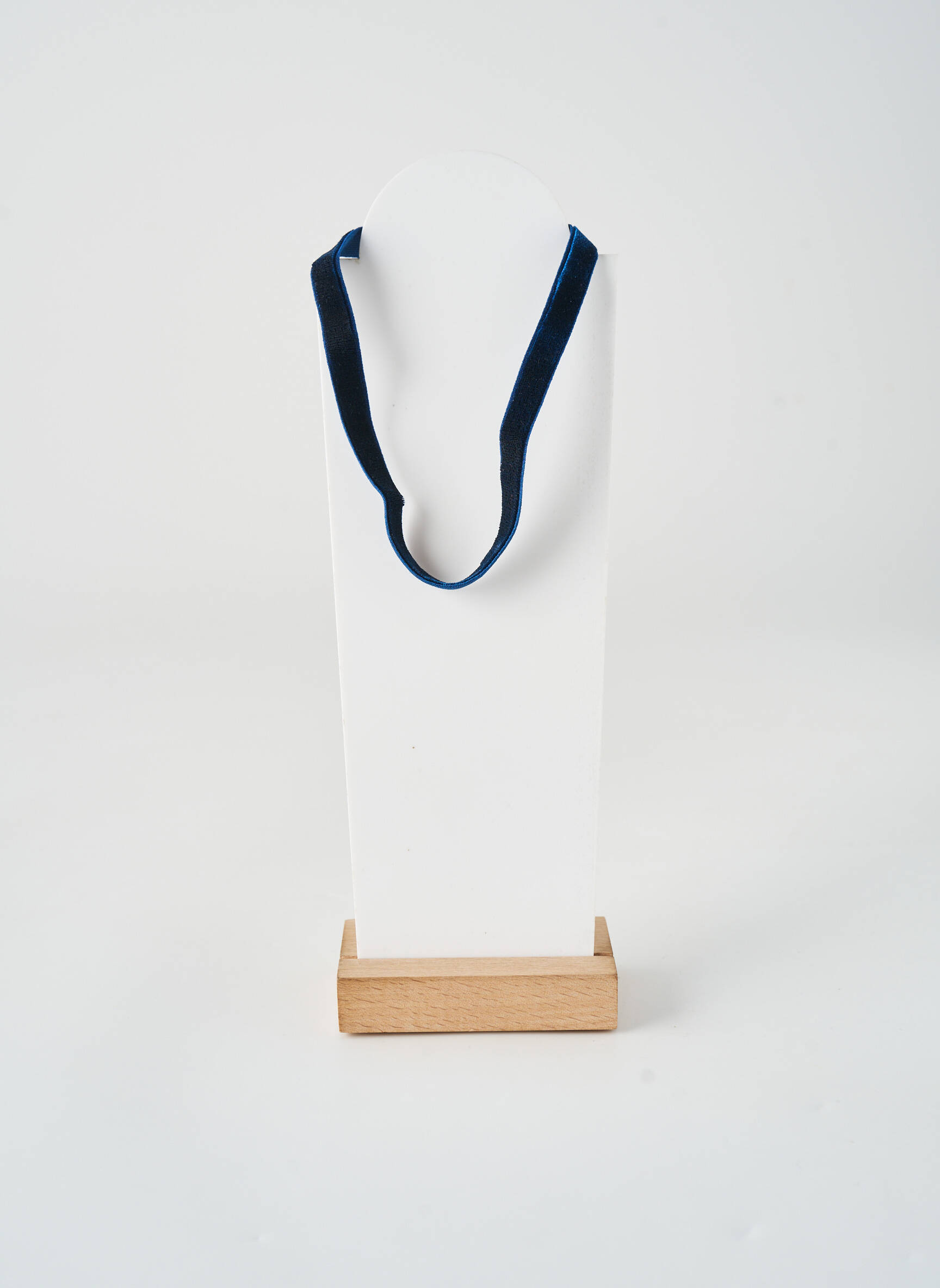 Collier matériaux métal bleu THABORA femme