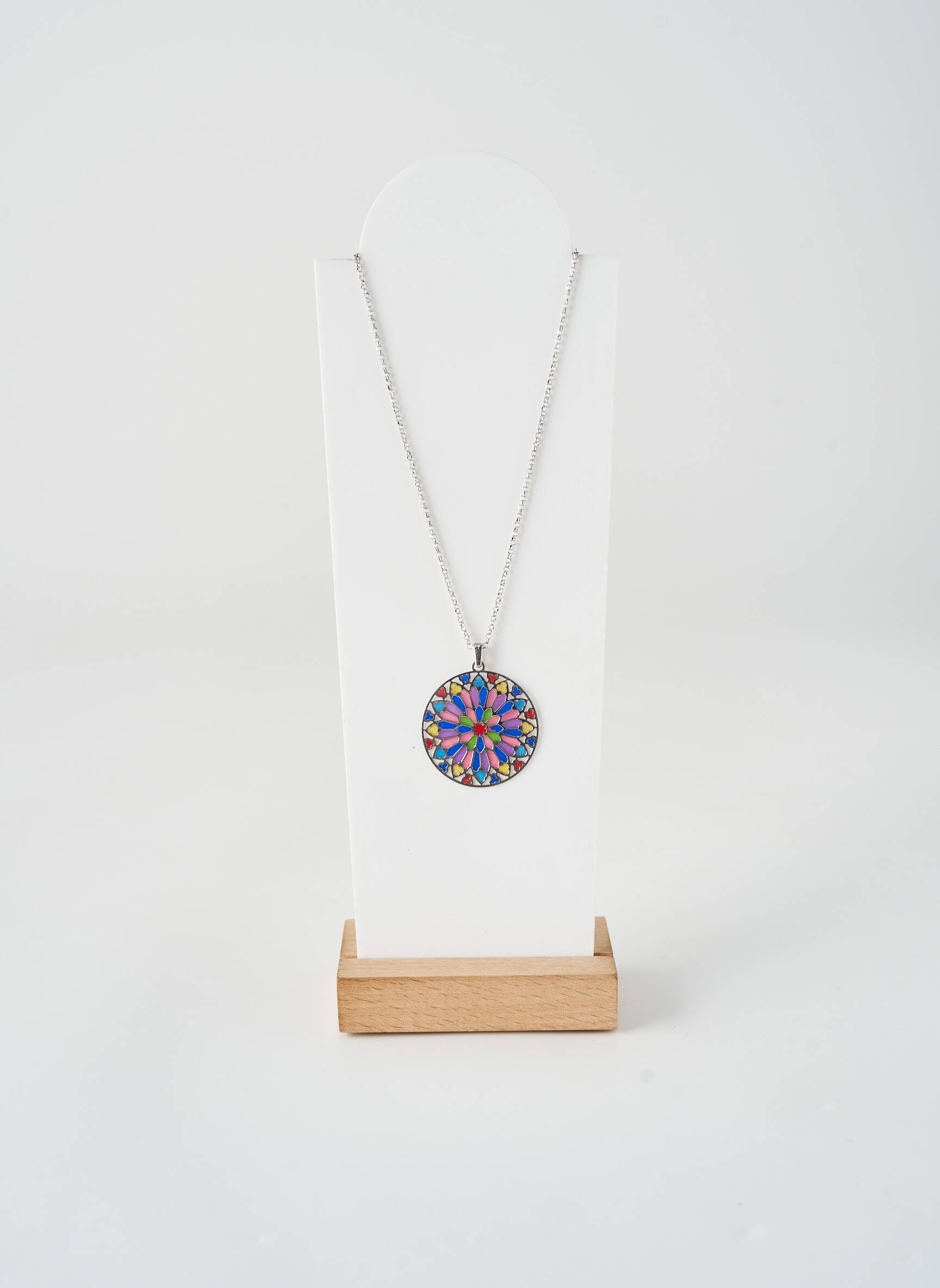 Collier matériaux argent argent THABORA femme