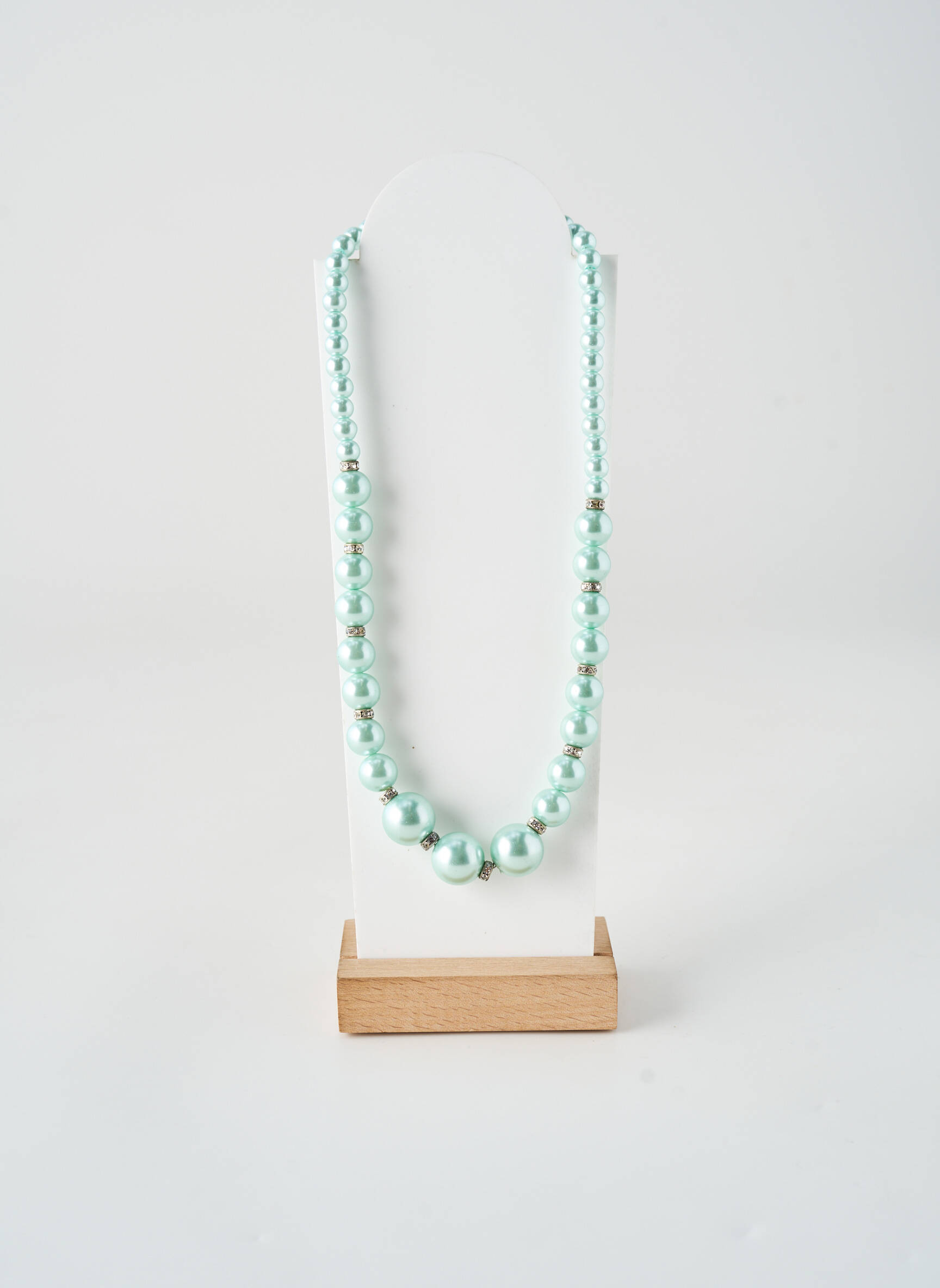 Collier ornement perles bleu MALU femme