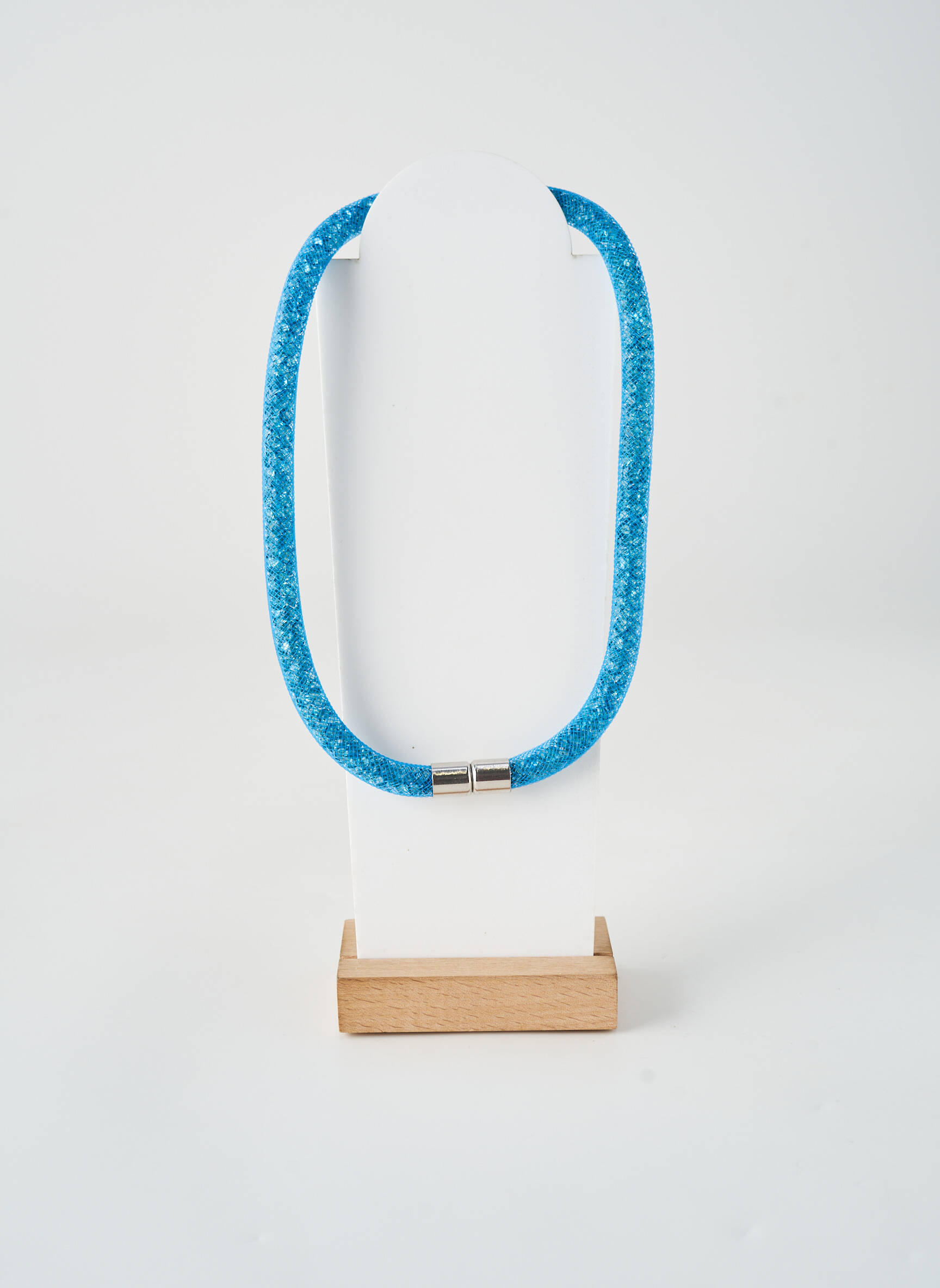 Collier fermeture aimant bleu PIO femme