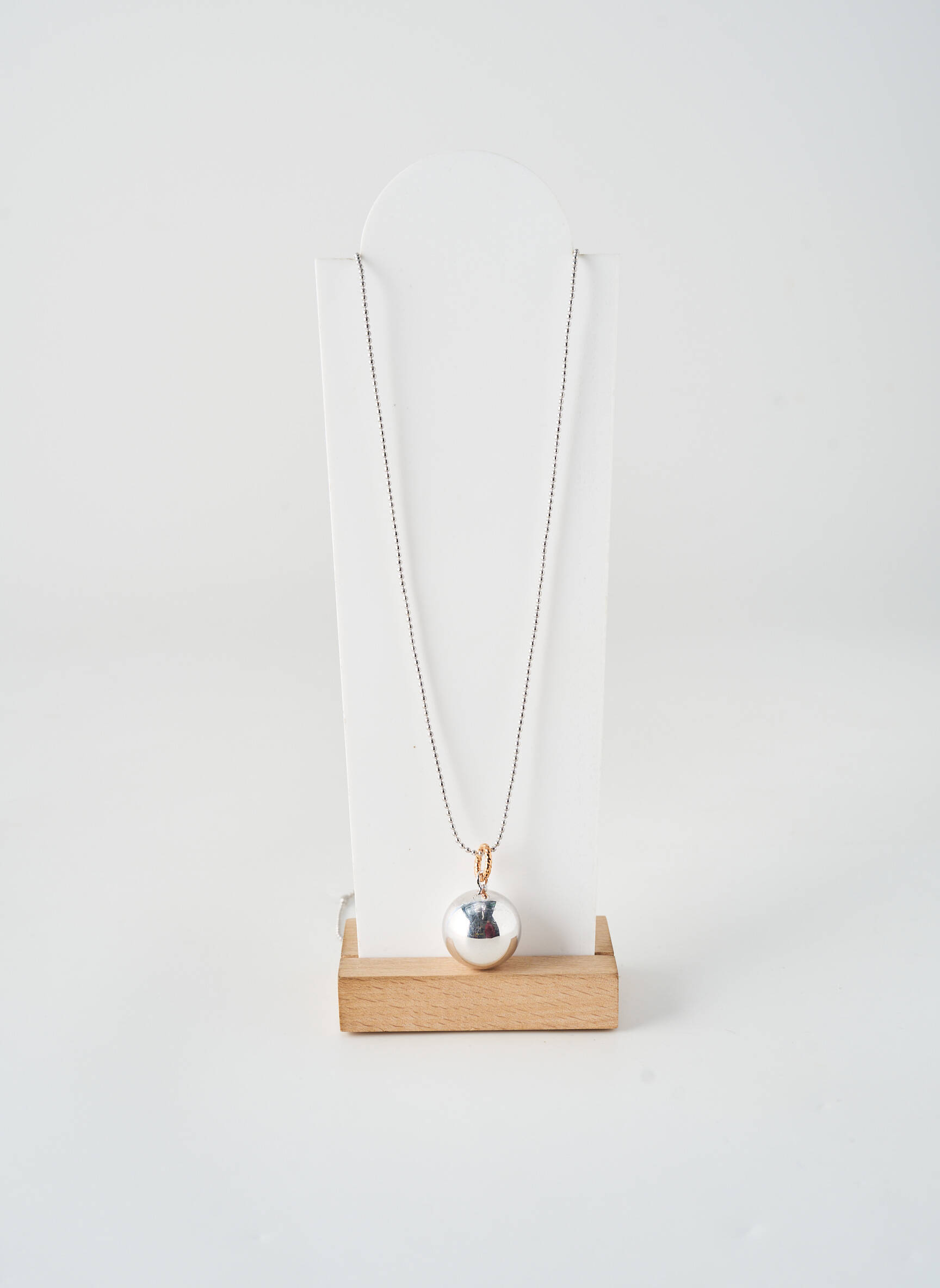 Collier matériaux métal argent PIO femme