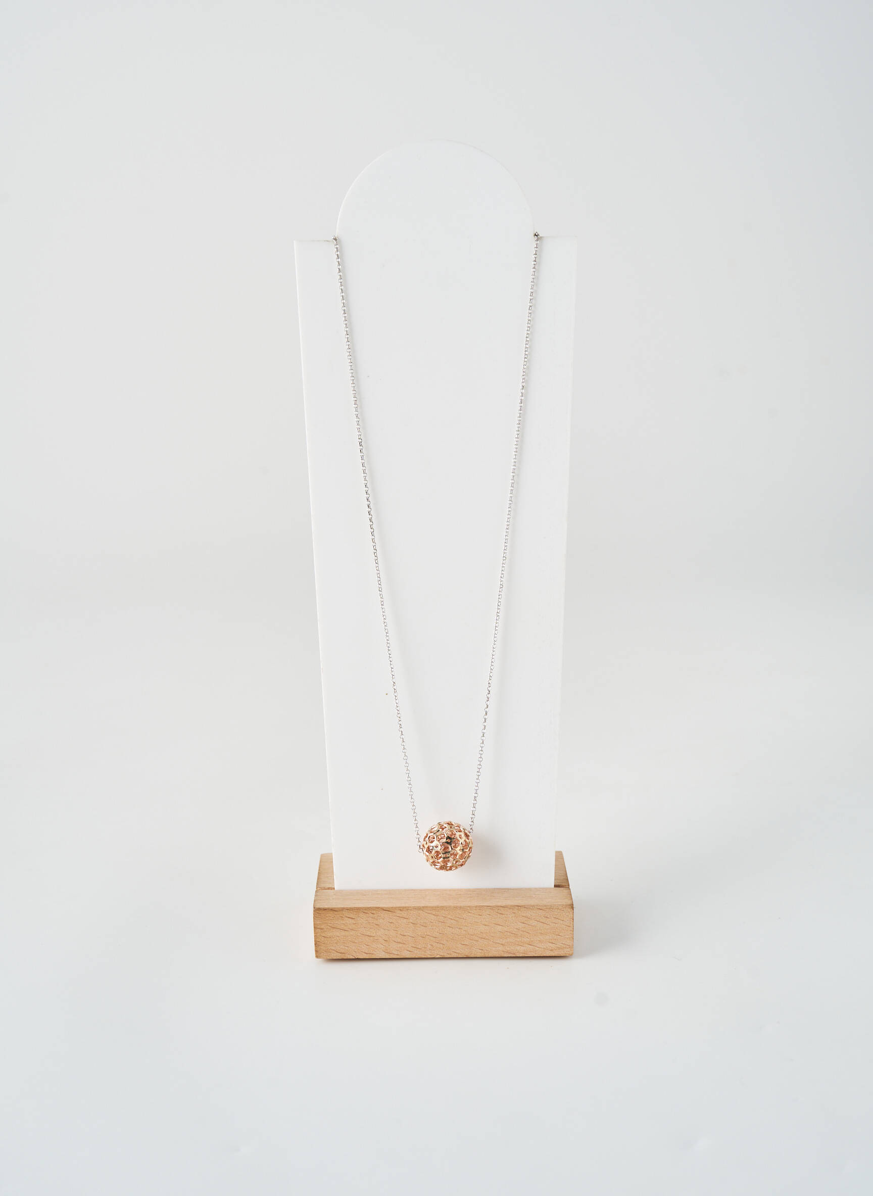 Collier matériaux argent argent ROBBEZ MASSON femme