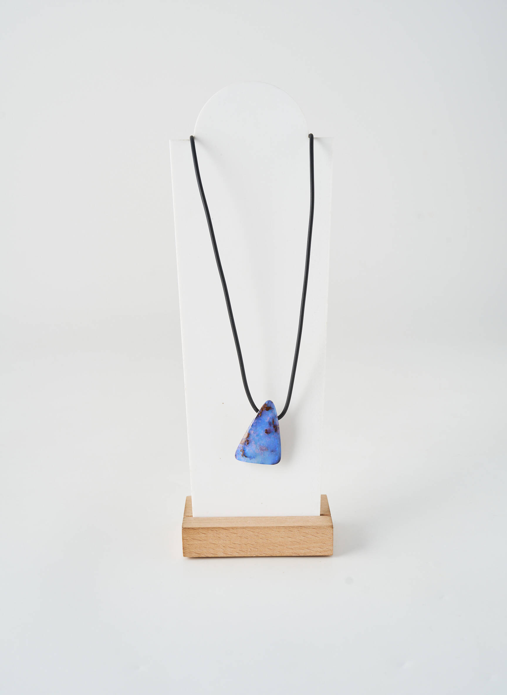 Collier ornement pierre bleu OPALOOK femme