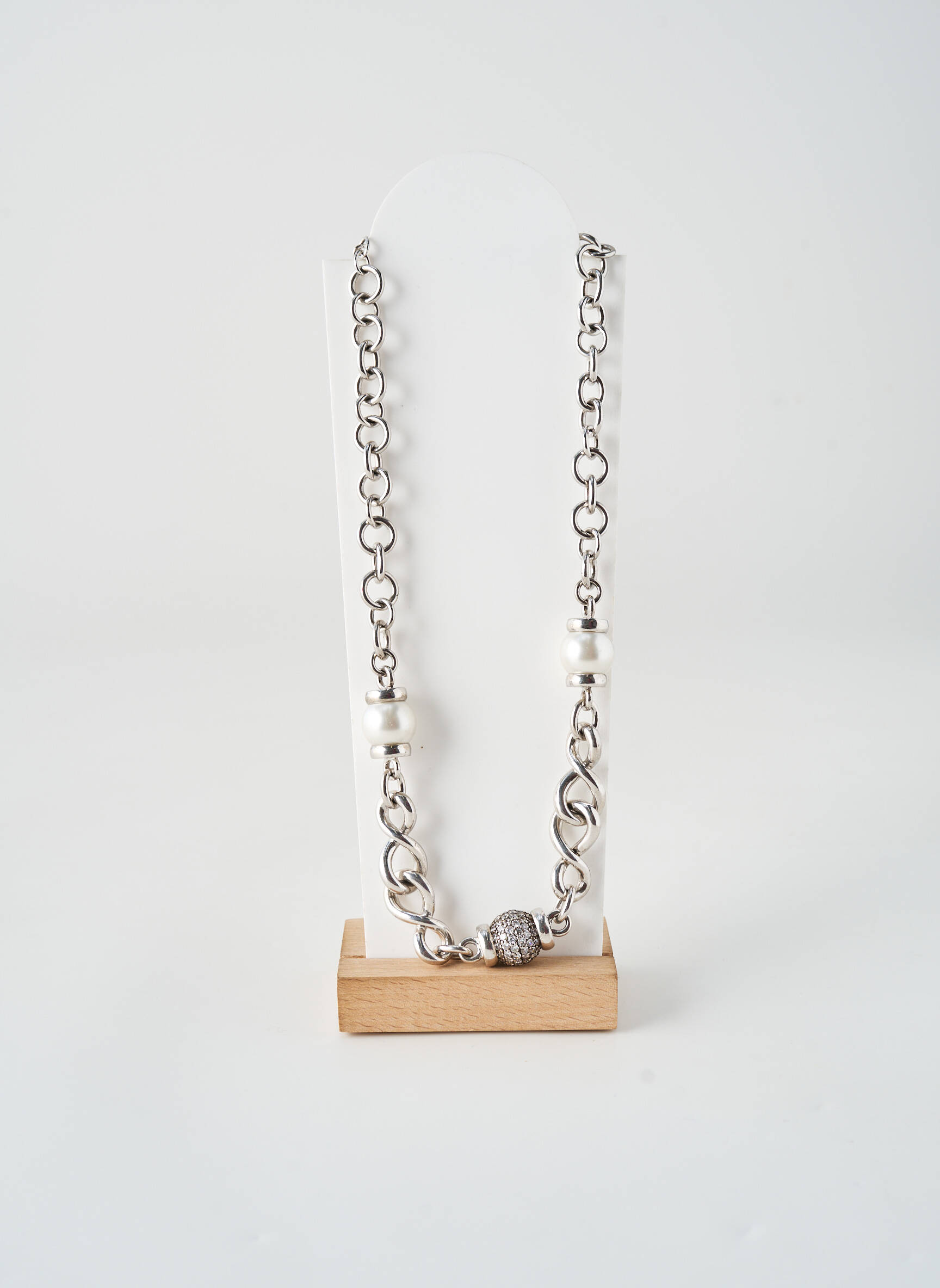 Collier matériaux argent argent TI SENTO femme