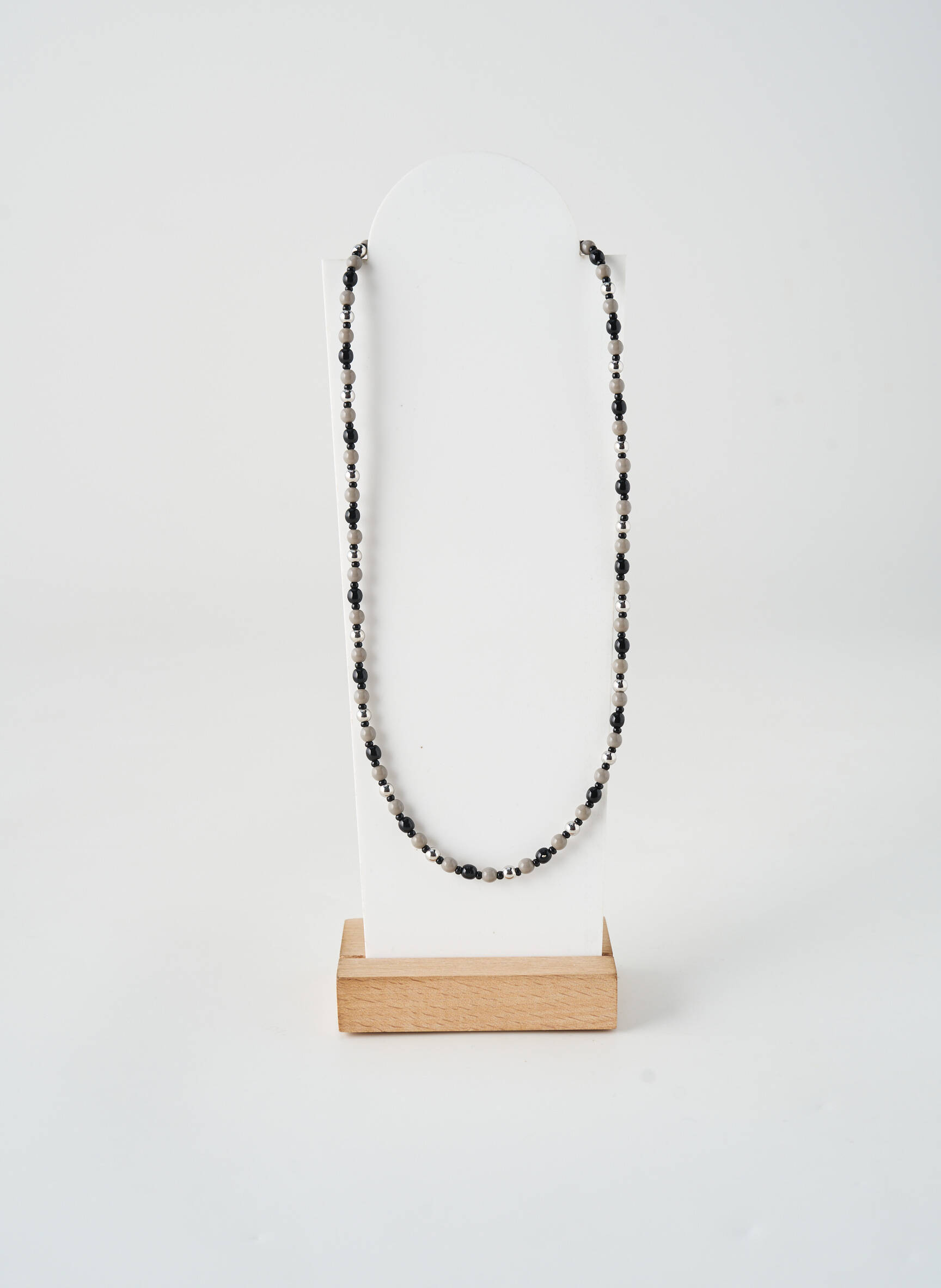 Collier matériaux plaqué or noir ANTICA MURRINA femme
